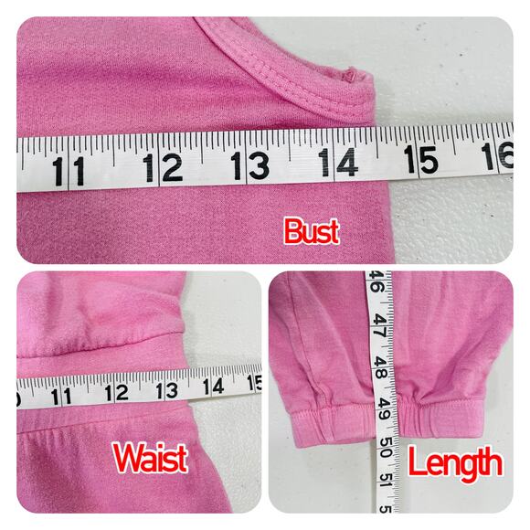 Lulu’s Winslet Pink Soft Knit Sleeveless Romper Barbiecore Jumpsuit XS NWT - Picture 12 of 12